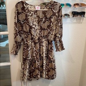 Buddy love snake print dress, M